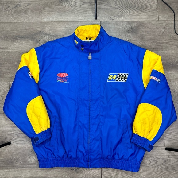 Vintage Y2K Nutmeg Jeff Gordon Nascar Racing Jacket Insulated Full Zip Men’s XXL - Picture 2 of 16